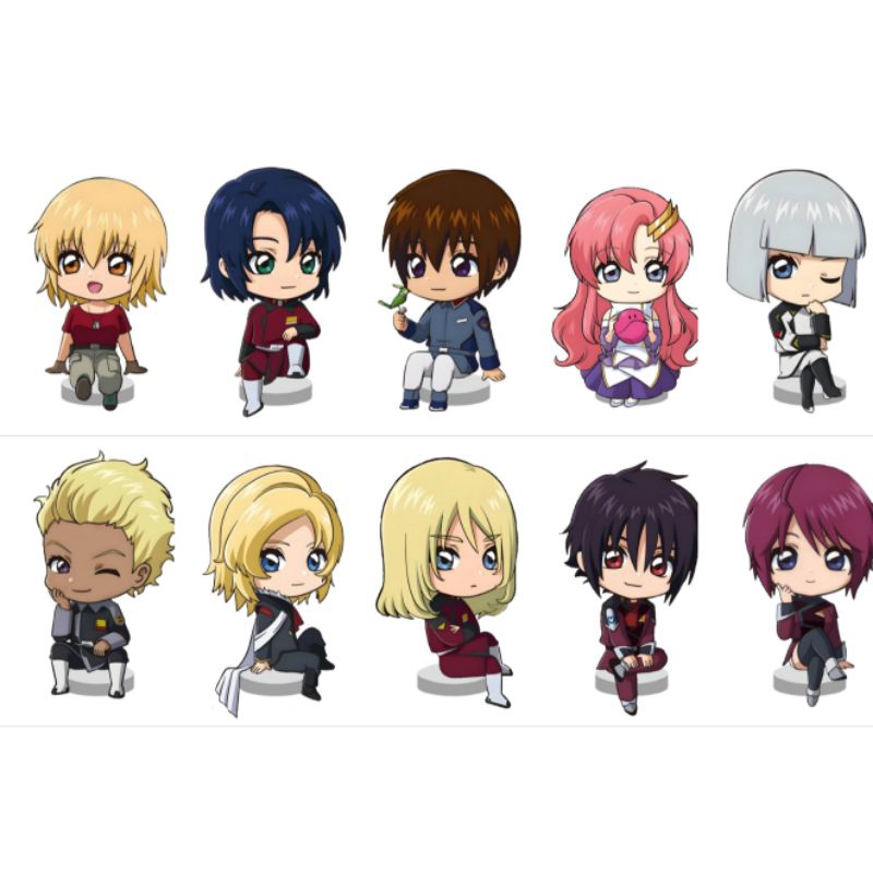 GUNDAM SEED ACRYLIC STANDS CHIBI / STANDEE AKRILIK ANIME GUNDAM SEED FREEDOM DESTINY CHIBI