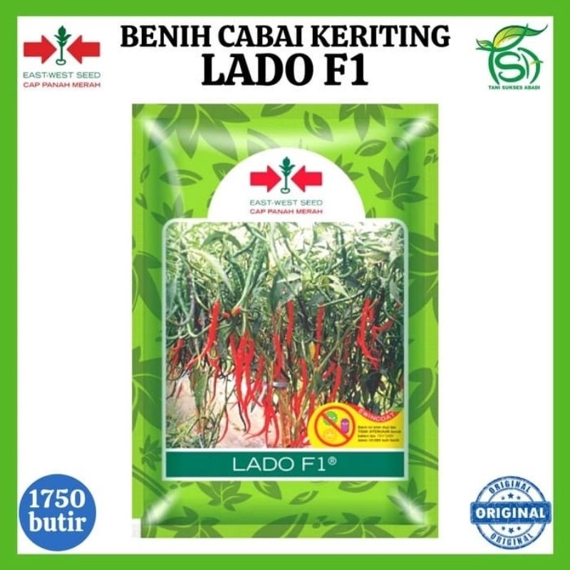 Benih Cabai Keriting LADO F1 1750 butir - Bibit Cabe Cap Panah Merah