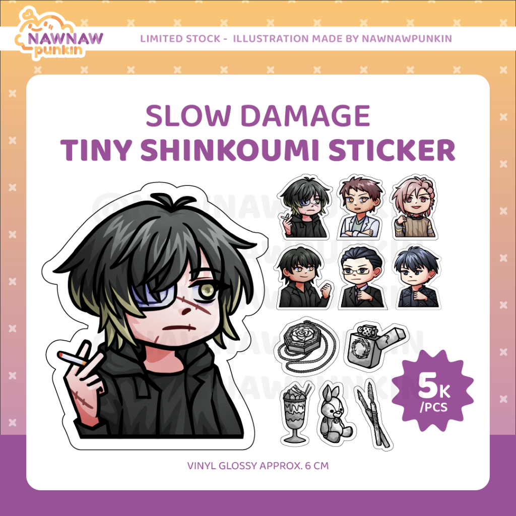 

[Slow Damage Fanmerch] "Tiny Shinkoumi" Sticker