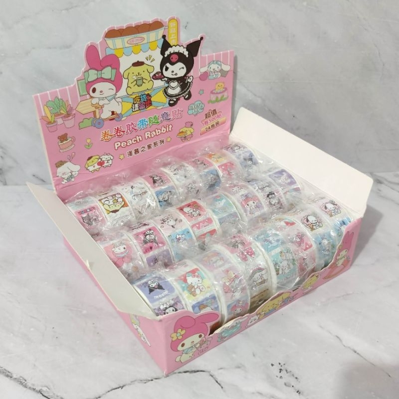 

Stiker Lucu Roll Sarnio Sanryo Zanrio / Cute Sticker Roll