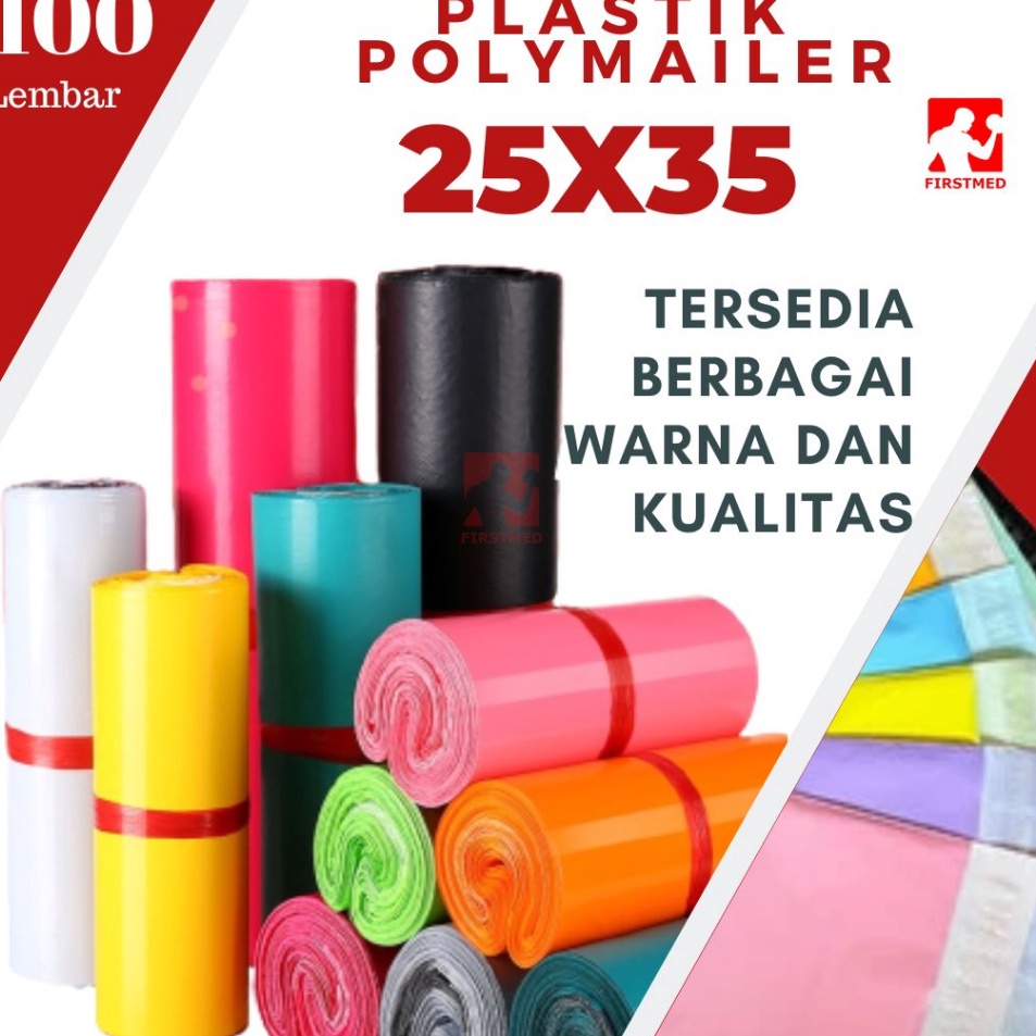 

Diskon Besar PLASTIK POLYMAILER 25X35 1 PCS PLASTIK PACKING ONLINE SHOP BERLEM POLYMER WARNA HITAM