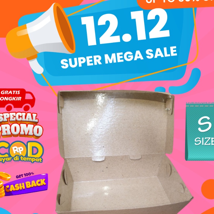 

Sale Hari Paperbox SIZE S 1 laminasi instant ayam takoyaki tahu dimsum