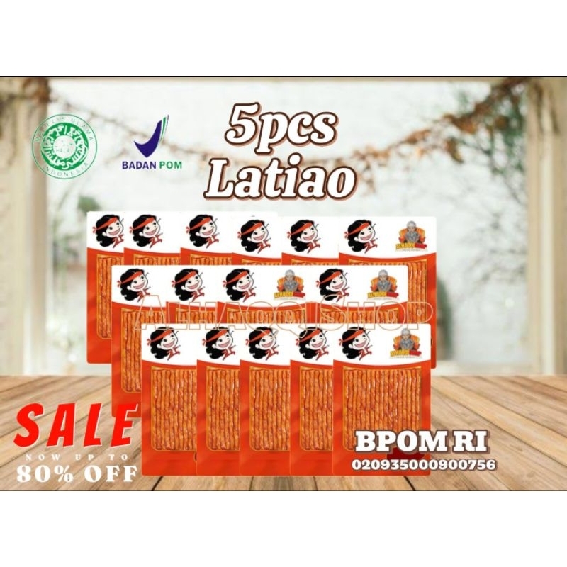 

[HALAL][BPOM] 5pcs Wulama Latiao Jumbo Snack Spicy