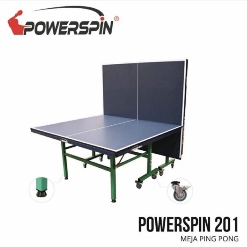 Meja Pingpong Tenis Meja POWERSPIN / POWER SPIN 201 18mm Original