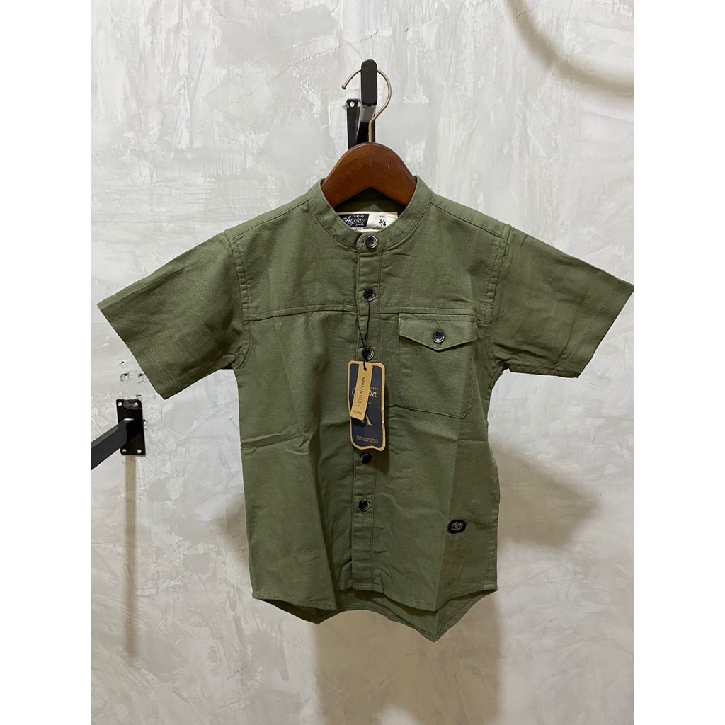 Baju Kemko Kurta Anak Laki Laki / Agera Kemko Anak / Kemko Agera Lengan Pendek