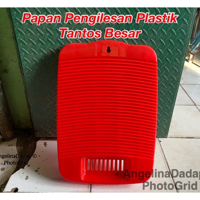 KP8 Papan Cuci Baju Besar Tantos Gilesan Plastik  Tempat Sikat Penggilesan