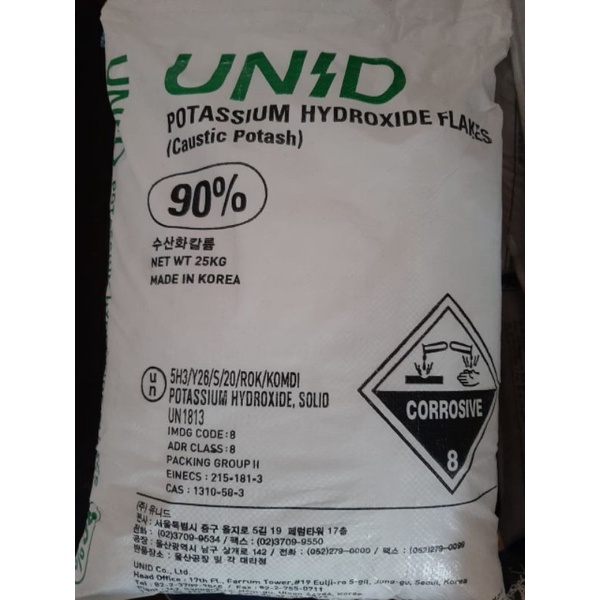 KOH - KOH 25 kg - Kalium hidroksida - 25 kg