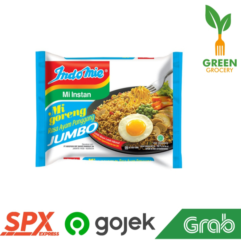 

Indomie Jumbo Goreng Ayam Panggang 128 gr 1 Pcs Green Grocery Pasar Murah