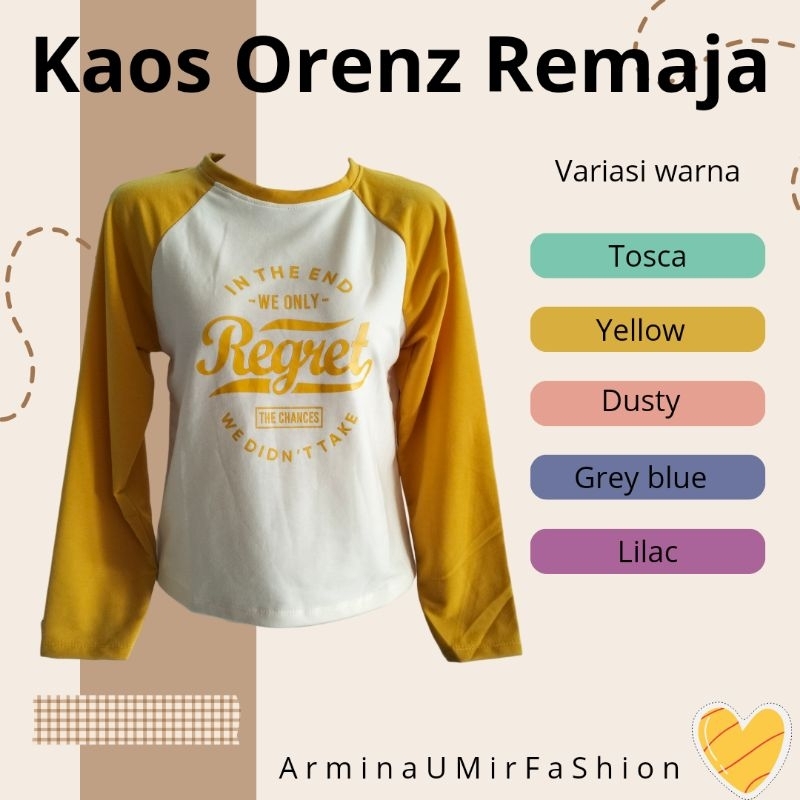 Kaos Crop Wanita By Orenz