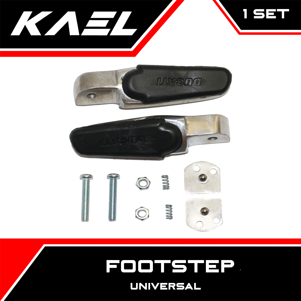 Footstep Belakang Ducati Universal Barstep Pijakan Injekan Foot Bar Step Variasi Beat FI Street eSP 