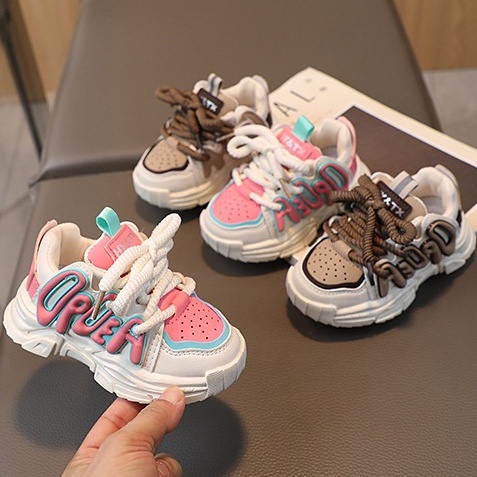 Ready Stock babyfit OPUEA size 2136 sepatu sneakers casual anak cewek import mm21r