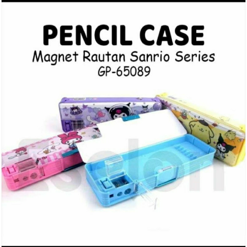 

tepak pensil dan rautan karakter sanrio