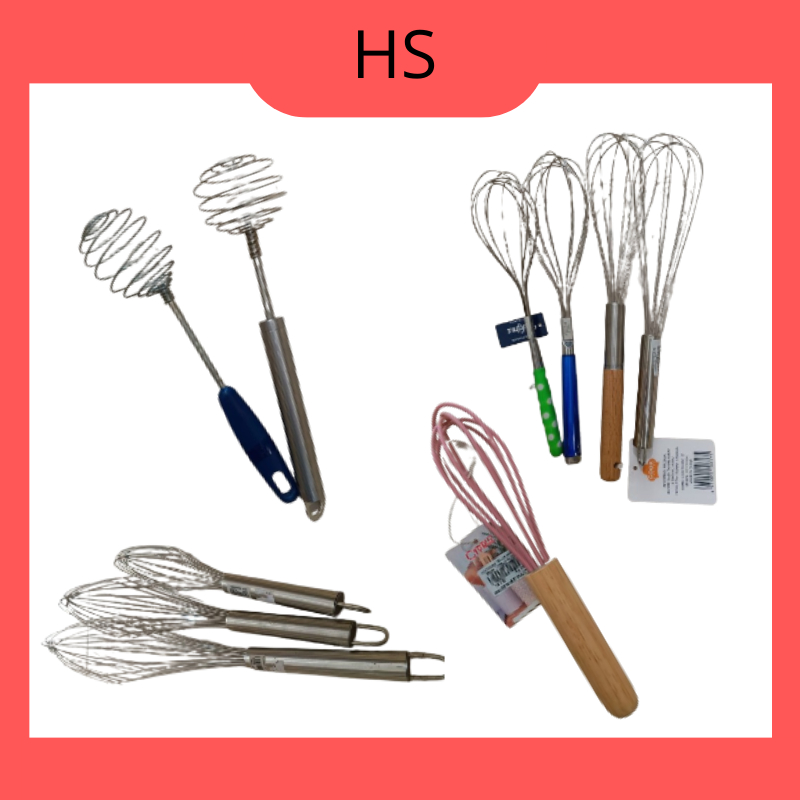 Kocokan telur kecil Pengaduk telur kocokan kue Pengocok telur berbagai macam kocokan telur