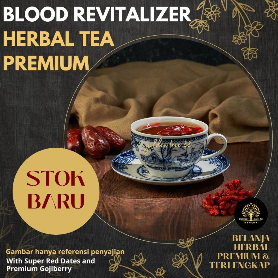 

Premium Gojiberry & Red Dates Blood Revitalizer Herbal Tea Fresh