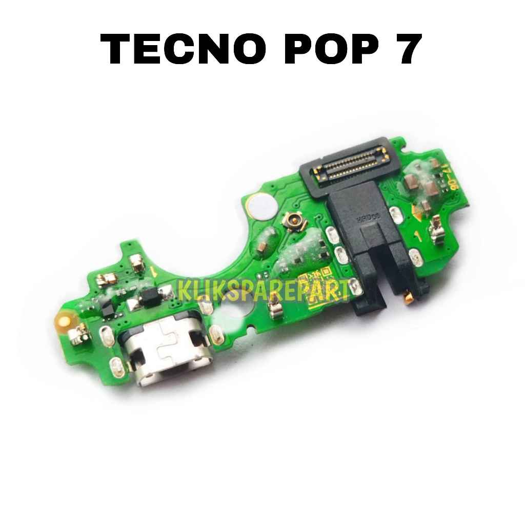 Konektor Charger Papan Cas Pcb Board Usb Mic Ori Tecno Pova Pop 7