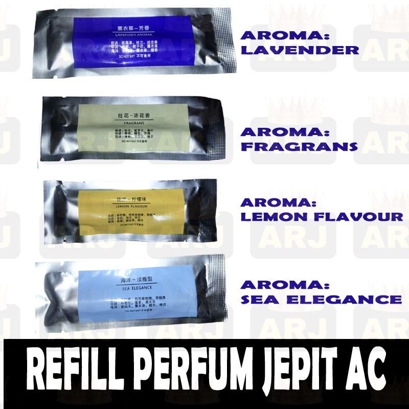 Refill Jepit Parfum AC  Mobil Parfum Refill Jepit Parfum AC  Mobil