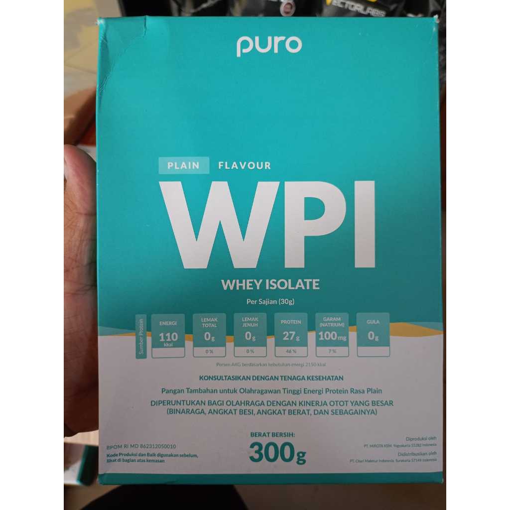 PURO Wpi (Whey Protein Isolate) 300gr