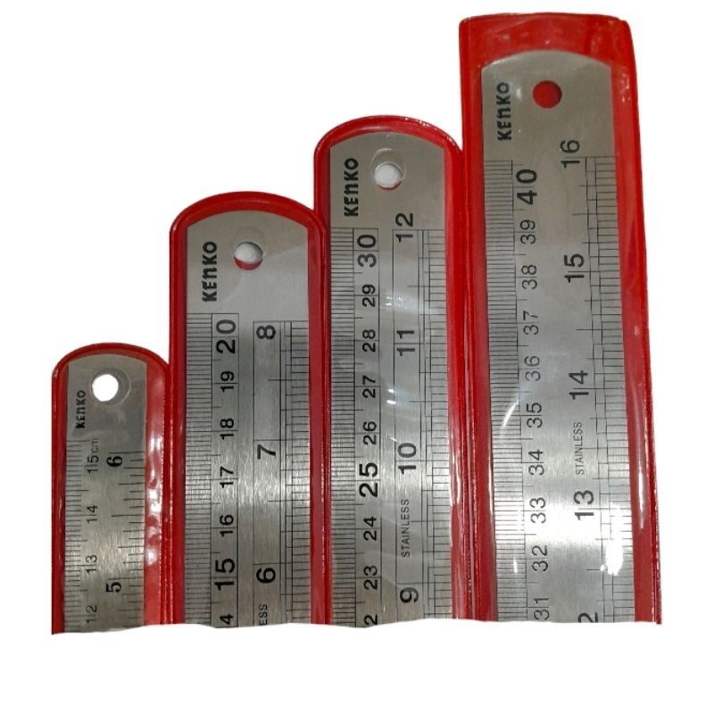 

PENGGARIS KENKO STAINLESS STEEL RULER 15CM MISTAR BESI 15CM