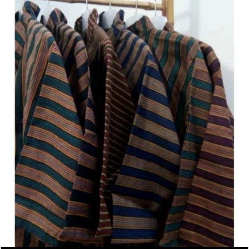Surjan lurik pria // baju adat jawa // baju surjan