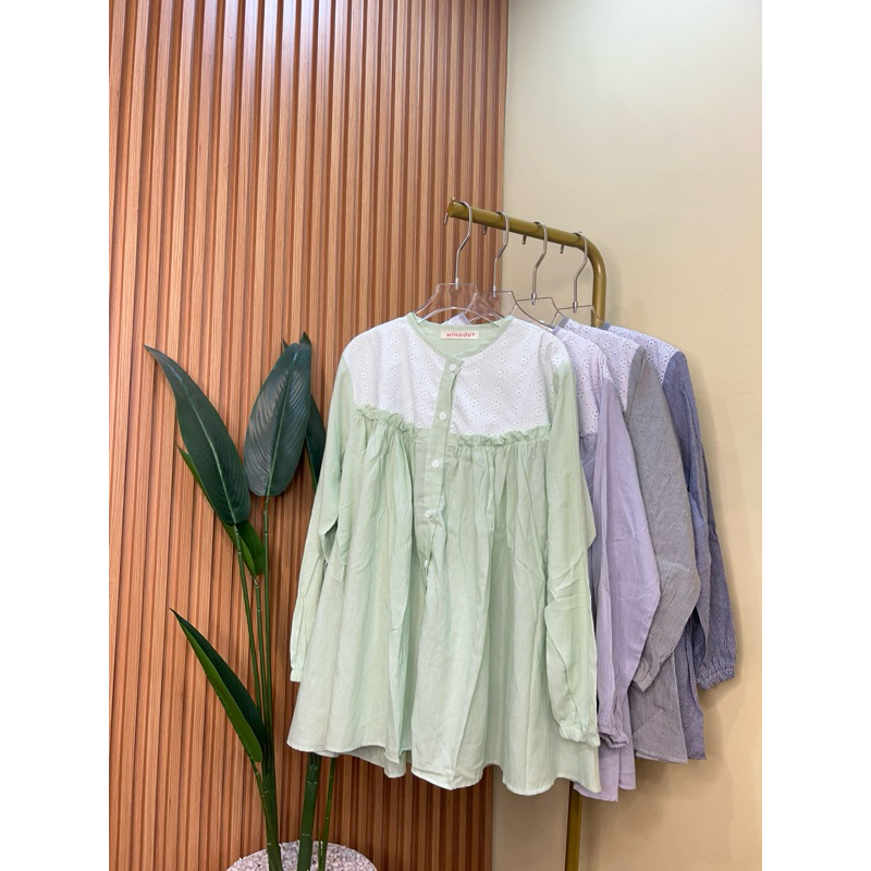 Blouse katun bordir