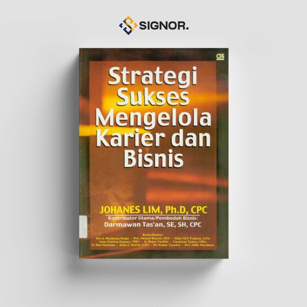 

[ID482] Strategi Sukses Mengelola Karier Dan Bisnis - Johanes Lim