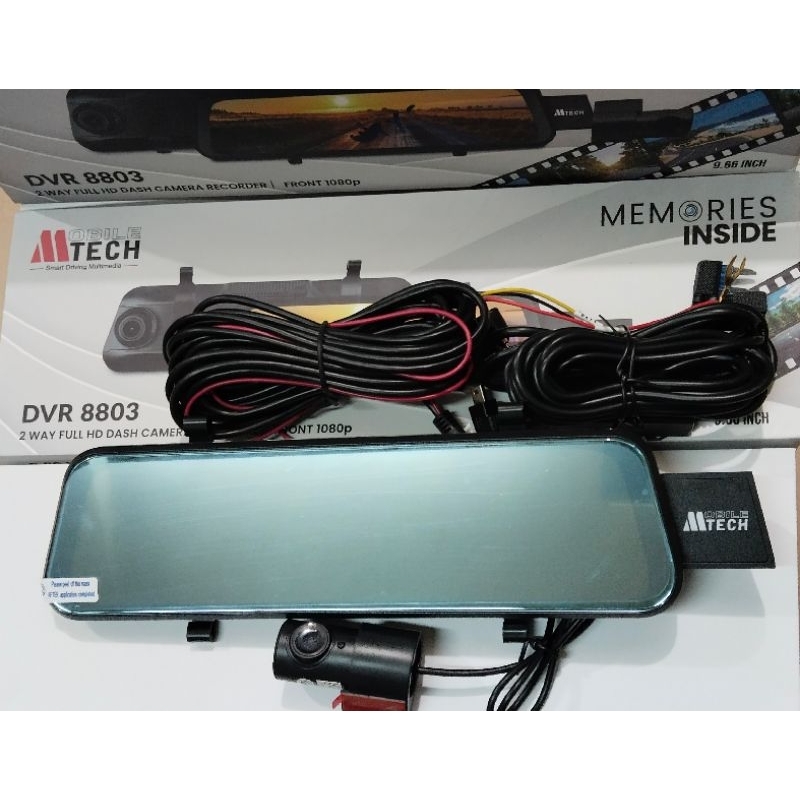 DASHCAM MIRROR, DVR SPION,KAMERA REKAM