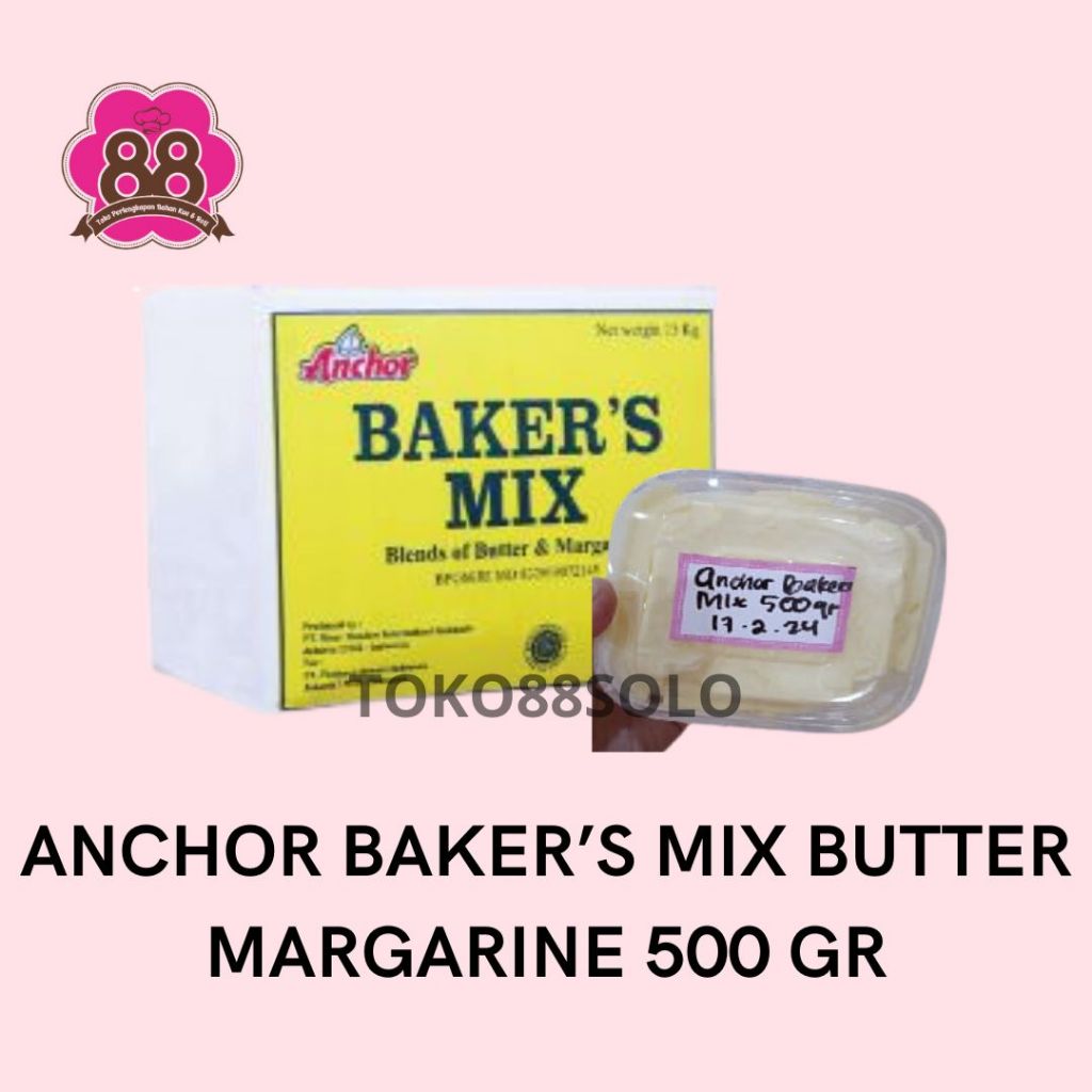 

ANCHOR BAKERS MIX BUTTER MARGARINE REPACK 500GR