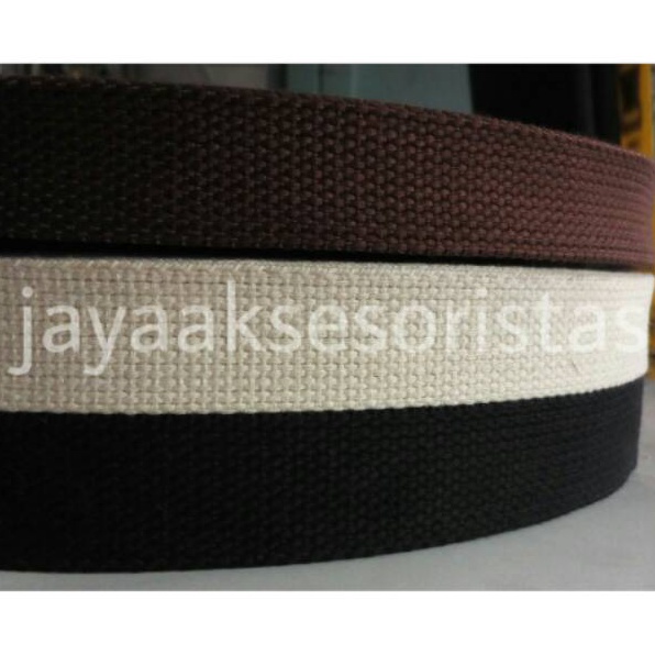 Tali webbing tas katun 25 cm