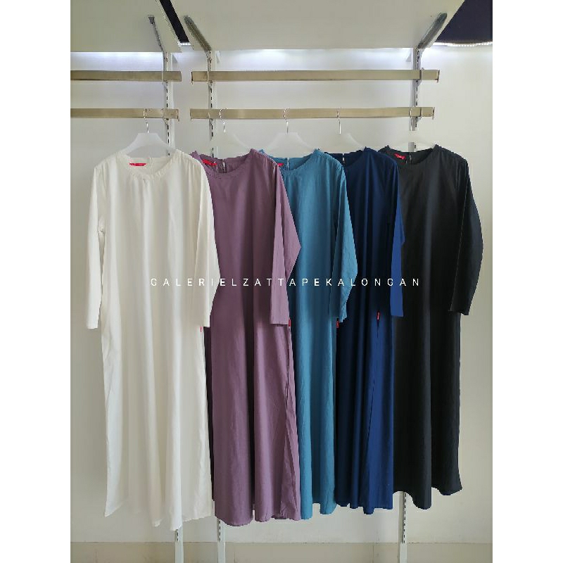 DAUKY FASHION HIJAB BAJU INNER GAMIS MUSLIM WANITA INNER DRESS KATUN