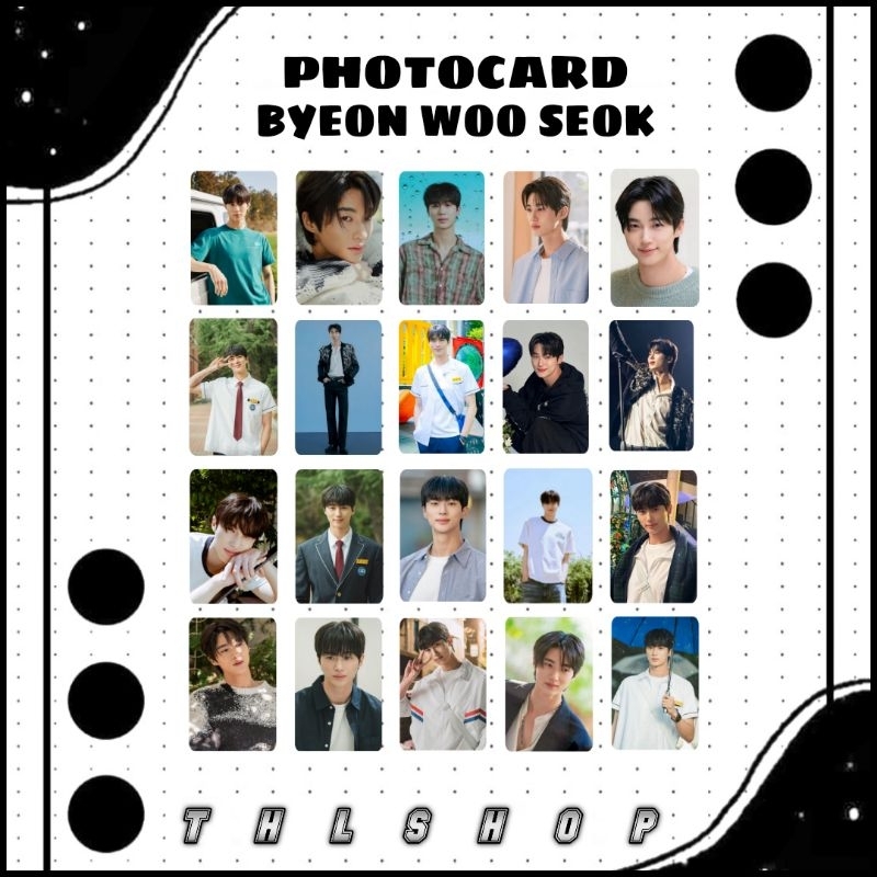 PHOTOCARD BYEON WOO SEOK PC SET RYU SUNJAE LOVELY RUNNER ECLIPSE FOTO CARD KOREAN ACTOR