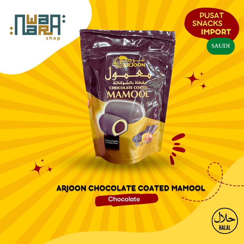 

ARJOON CHOCOLATE COATED MAMOOL 150gr | MAMOOL BERLAPIS COKLAT