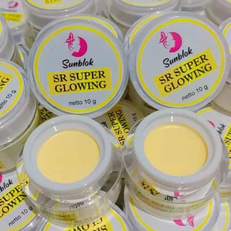 Sunblok SR Super Glowing (pelindung matahari)