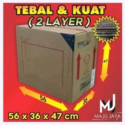 

Kardus pindahanE tebal,kuat,&besar+plastik packing size P.56cm x L.36cm x T.47cm ( pesanan langsung kirim )