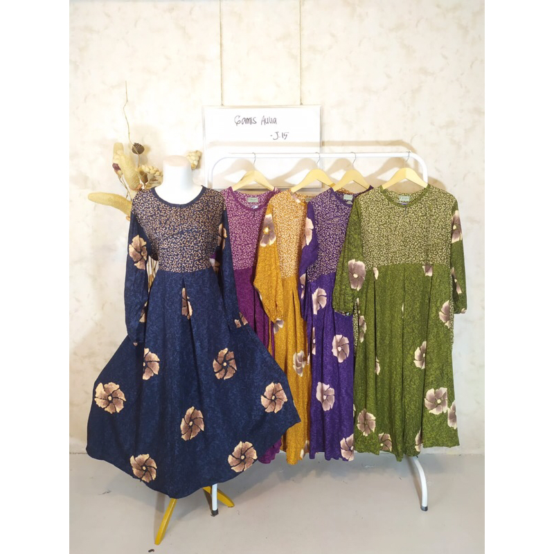 Gamis Aulia Merk Putri Safa | Gamis Batik | Putri Safa