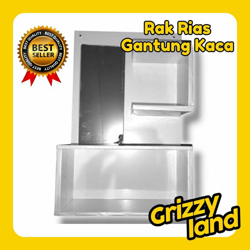 RAK KOSMETIK PROMO / Rak Rias Gantung Kaca Kosmetik Minimalis
