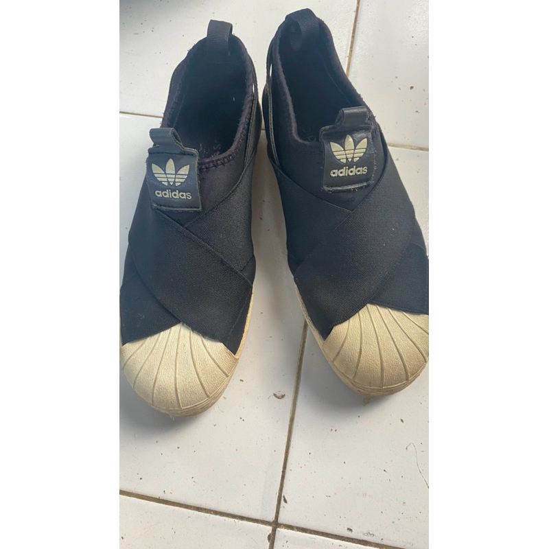 preloved adidas superstar slip on