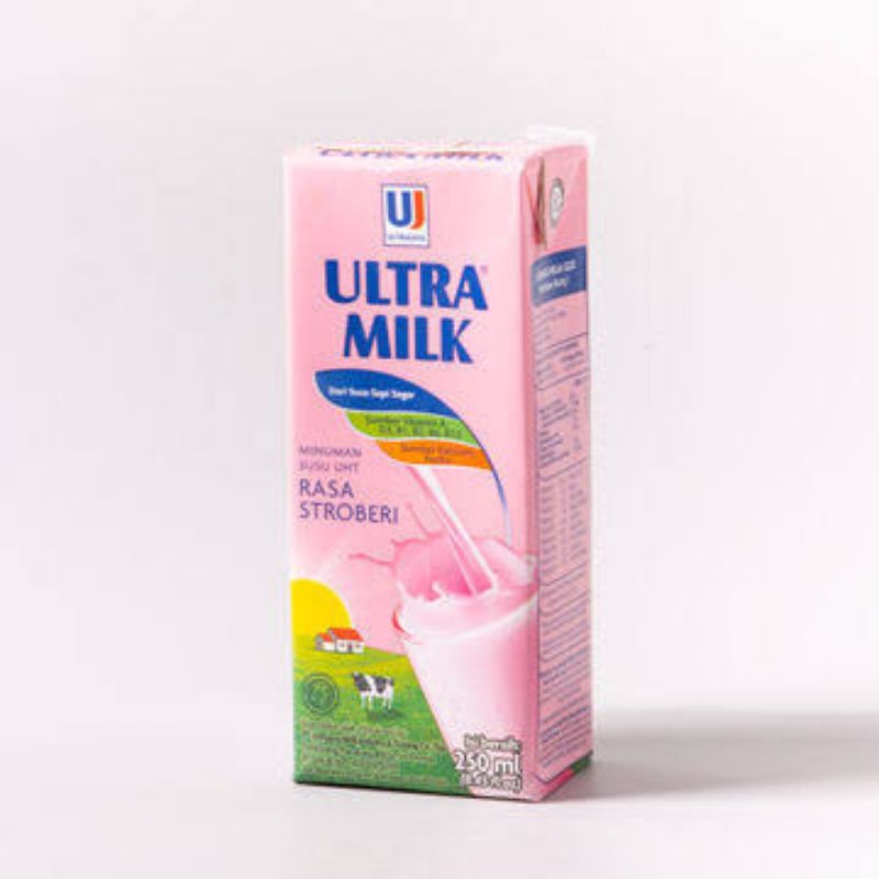 

ultra milk strawberry 250ml