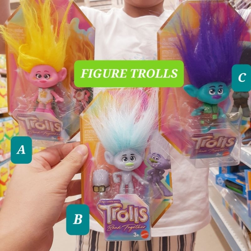 figure trolls mainan anak trolls boneka trolls play set trolls
