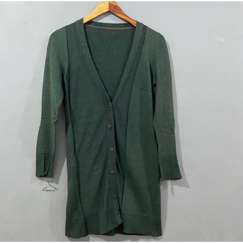 Kardigan Rajut Wanita Tunik Panjang