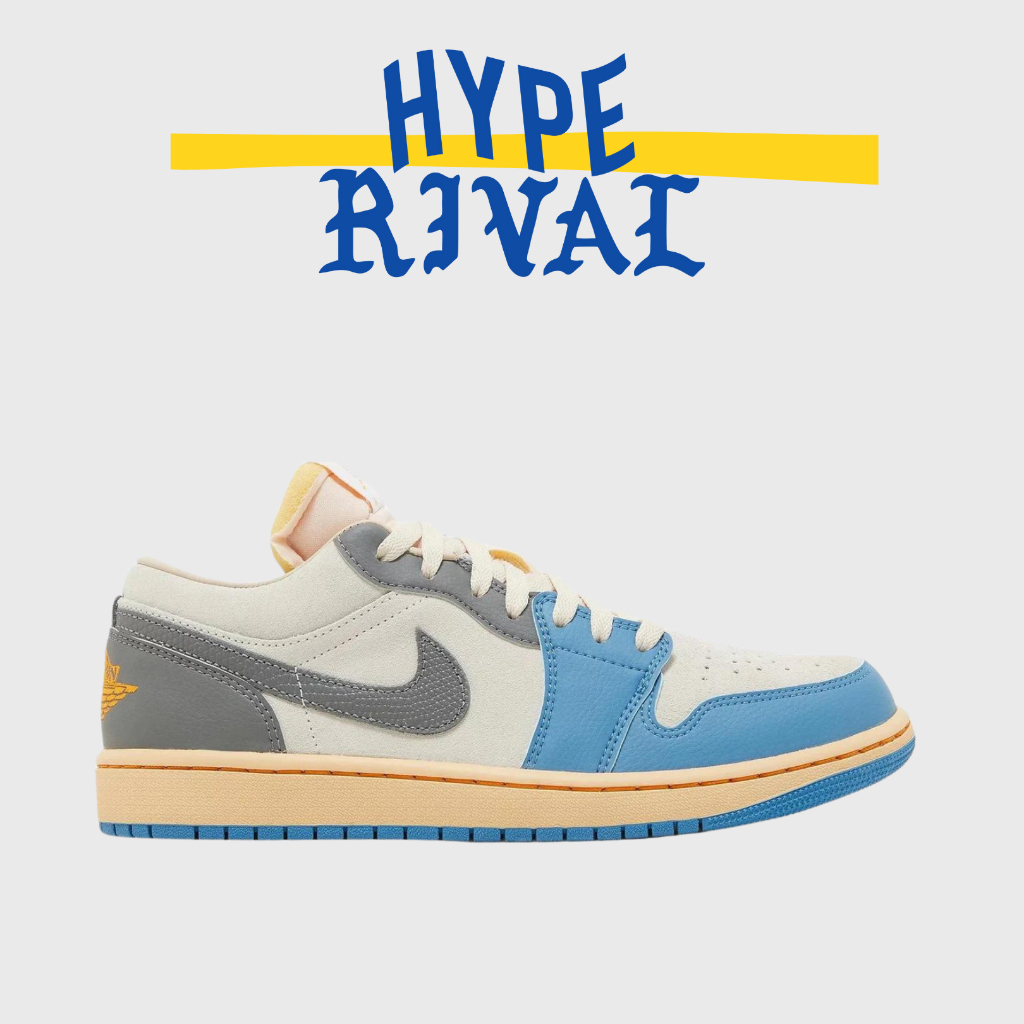 Nike Air Jordan 1 Low Unc Grey “Tokyo Vintage” (100% Original)