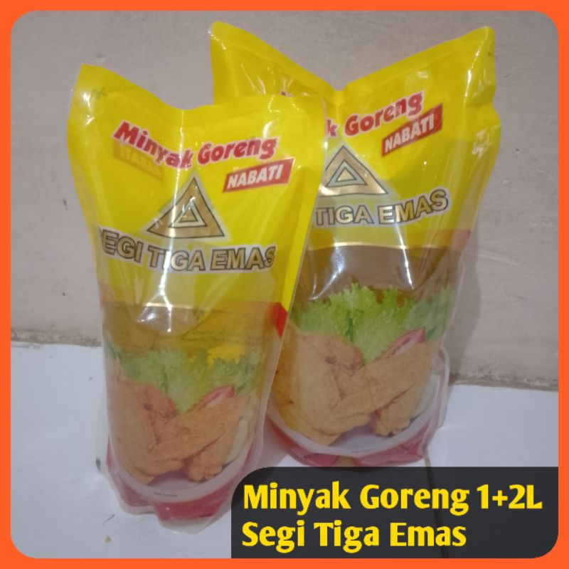 

Minyak Goreng Segi Tiga Emas 1+2L