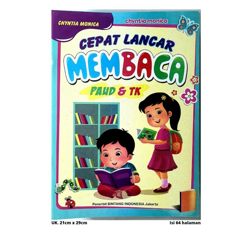 Buku Cepat Lancar Membaca Buku Edukasi  Belajar Anak TK Dan Paud