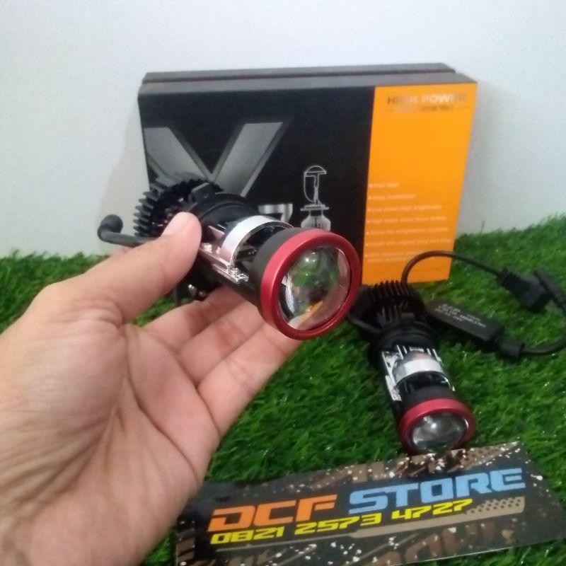 LAMPU MINI PROJIE Y7 PLUS 60 WAT H4| HEADLAMP MINI PROJIE Y7 PLUS