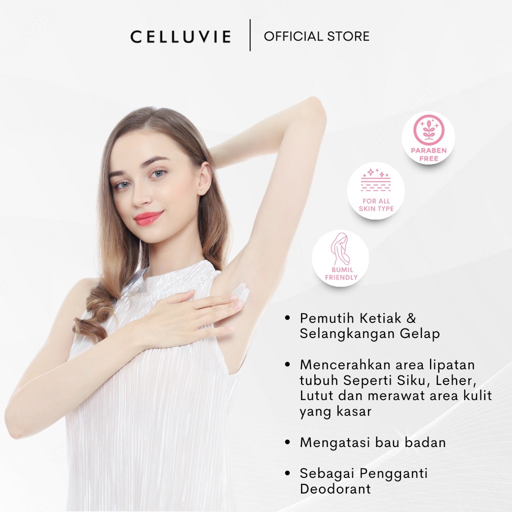 CELLUVIE Underarm Whitening Ketiak Selangkangan Cerah GLOWING