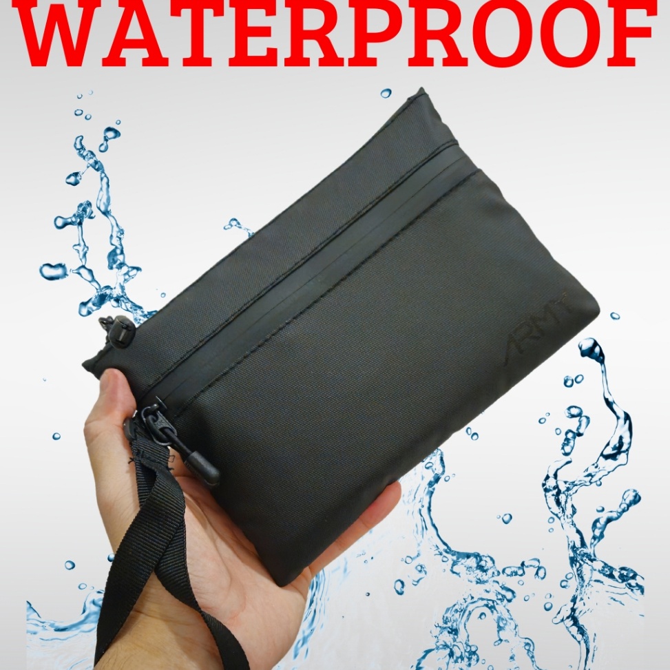 Paling Diminati ARMY Pouch bag C5 pria waterproof hand bag clutch dompet tas kecil
