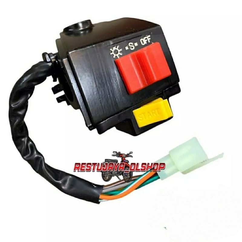 SAKLAR LAMPU HANDLE HANDEL SWITCH HOLDER KANAN RC RC100 HOLDER RC RC100 KANAN HOLDER RC RC100 KANAN 