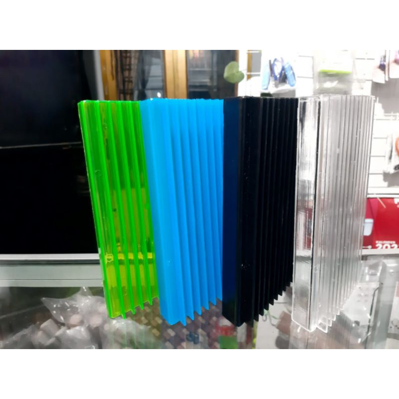 Dudukan Kartu Perdana Voucher/Tempat Kartu/Tatakan Kartu Voucher Akrilik 2 mm