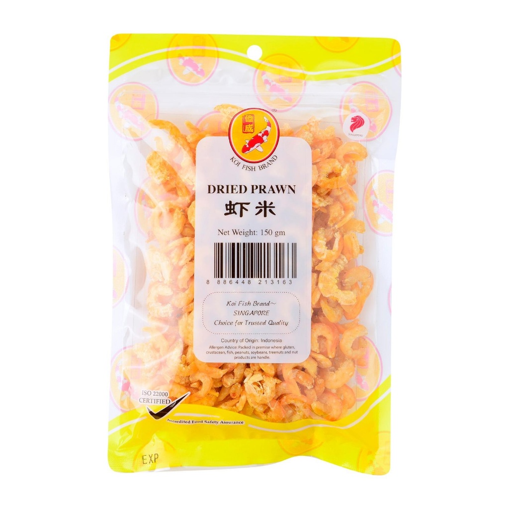 

Koi Fish Brand Dried Prawn 150g