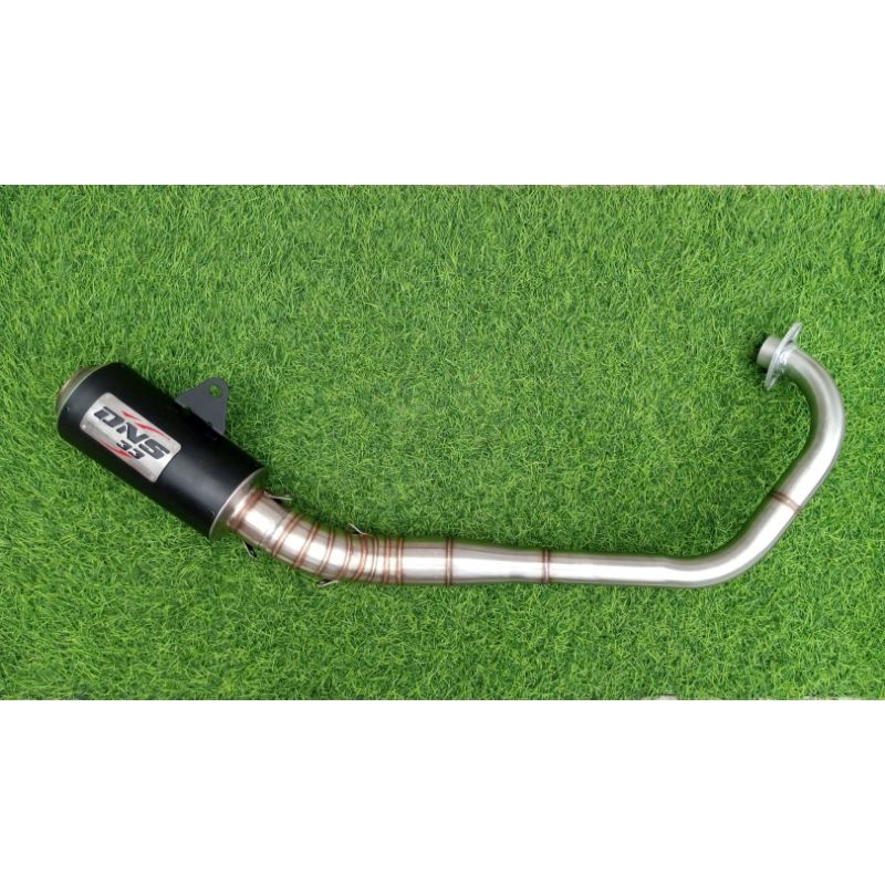 KNALPOT ORIGINAL DNS 33 KOMPETISI FFA 150-200cc LEHER PATEN NON SAMBUNGAN SATRIA FU JUPITER MX