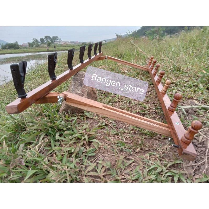 Pion/kanco joran timbang saka sensitip Sentrik series &dudukan Jati tuk joran ningnong terbaru dari 
